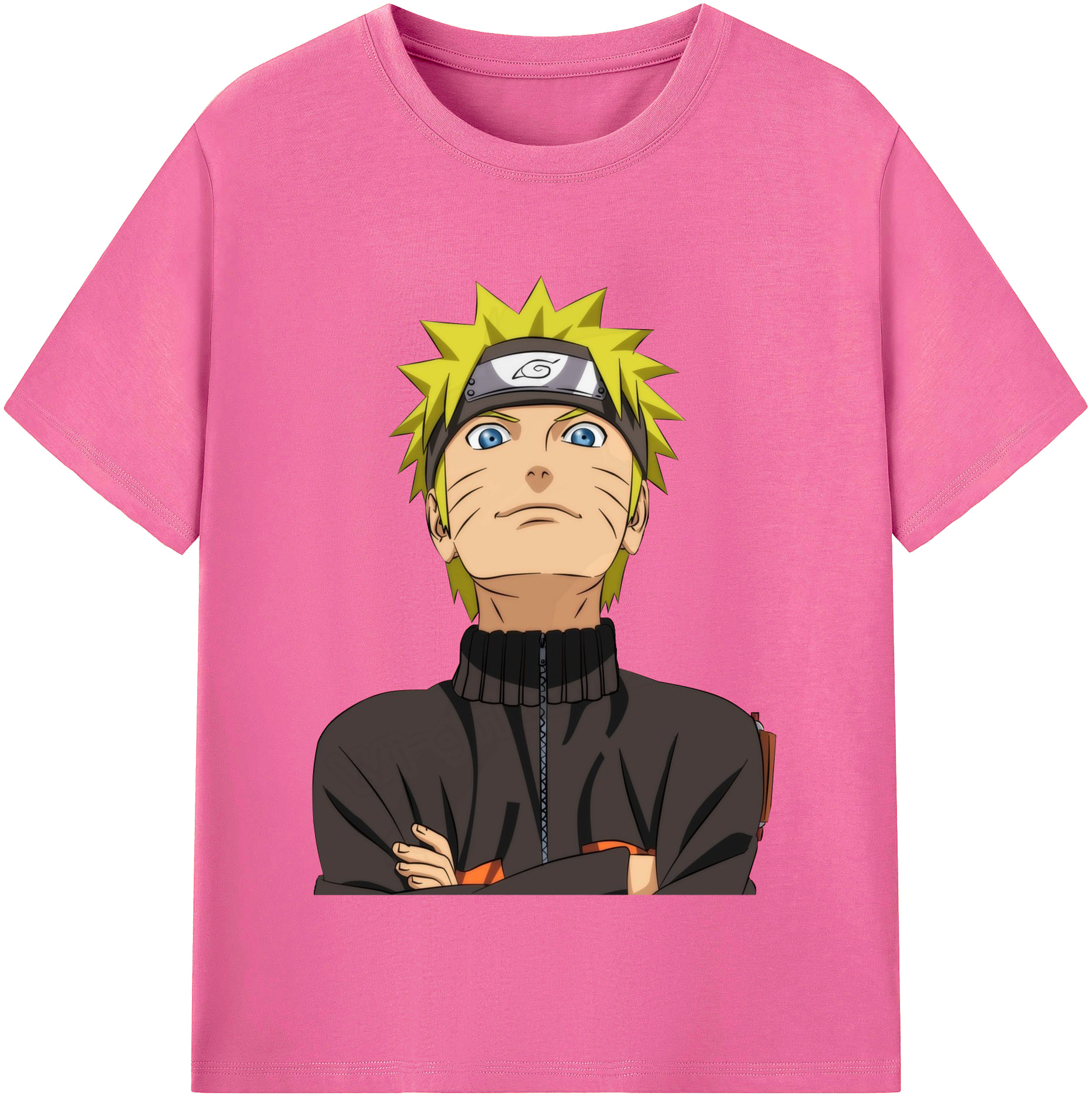 （画像用） NARUTO -ナルト- うずまき ナルト Uzumaki Naruto レディースカジュアルプリントTシャツ（綿100％）